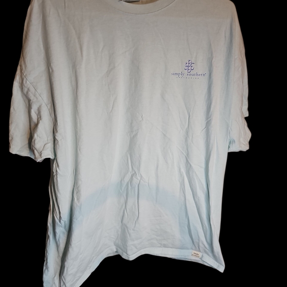 Simply Southern Light Blue Logo T-Shirt - Picture 3 of 5